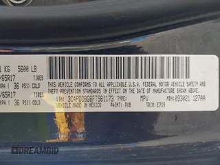 2015 Dodge Journey SXT with VIN 3C4PDDBG6FT561173, listed as a IAAI auction lot 41869022 with 185,106 mi miles and . Bid and sale history available at DreamBid. Image 9.