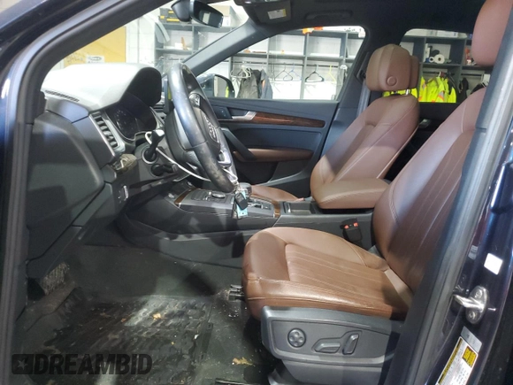 2019 Audi Q5 Premium with VIN WA1ANAFY3K2115878, listed as a Copart auction lot 46047055 with 58,089 mi miles and Salvage Title. Bid and sale history available at carsss.com. Image 7.