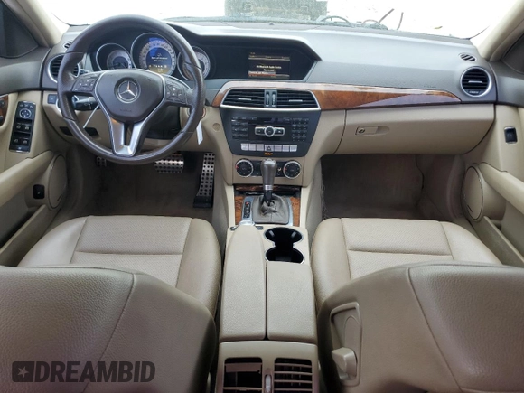 2012 Mercedes-Benz C-Class C 300 Sport with VIN WDDGF8BB3CR233158, listed as a Copart auction lot 49385975 with 132,074 mi miles and Salvage Title. Bid and sale history available at carsss.com. Image 8.