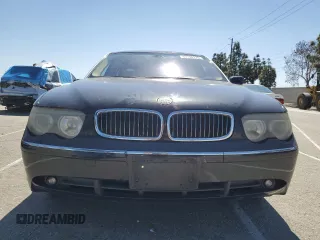 2002 BMW 7 Series 745Li with VIN WBAGN63472DR00064, listed as a Copart auction lot 49536175 with 97,737 mi miles and Clean Title. Bid and sale history available at carsss.com. Image 5.