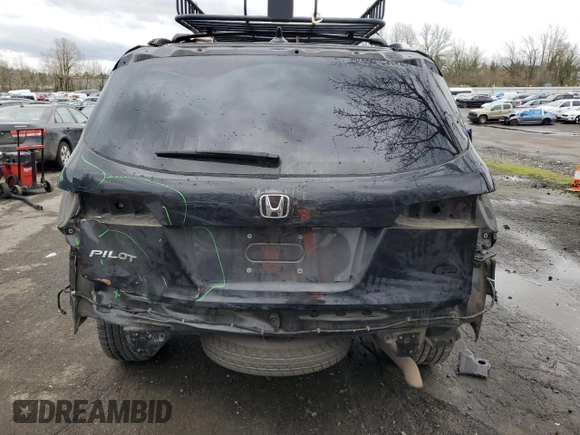 2019 Honda Pilot EX-L with VIN 5FNYF5H57KB020071, listed as a Copart auction lot 48979075 with 106,746 mi miles and Salvage Title. Bid and sale history available at DreamBid. Image 6.