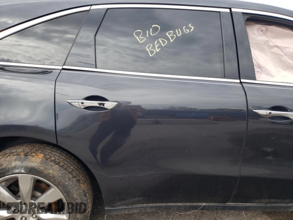 2014 Acura MDX Advance with VIN 5FRYD4H85EB019451, listed as a Copart auction lot 55841705 with Not provided miles and Non repairable. Bid and sale history available at DreamBid. Image 11.