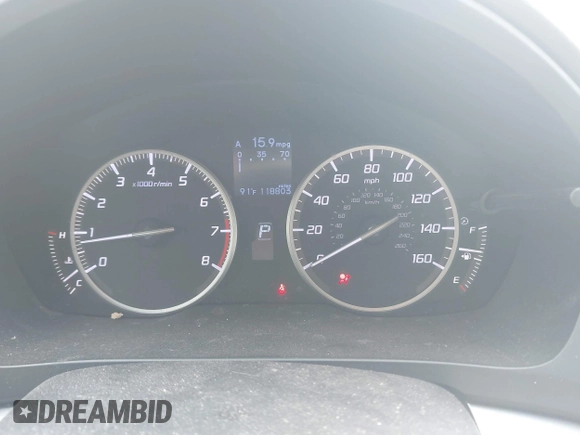 2014 Acura ILX Premium Pkg with VIN 19VDE1F51EE006568, listed as a IAAI auction lot 41791025 with 118,803 mi miles. Bid and sale history available at carsss.com. Image 7.