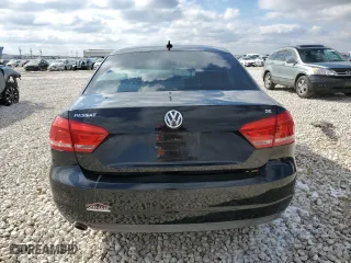 2013 Volkswagen Passat SE w/Sunroof with VIN 1VWBH7A38DC063299, listed as a Copart auction lot 87949495 with 0 mi miles and Salvage Title. Bid and sale history available at carsss.com. Image 6.