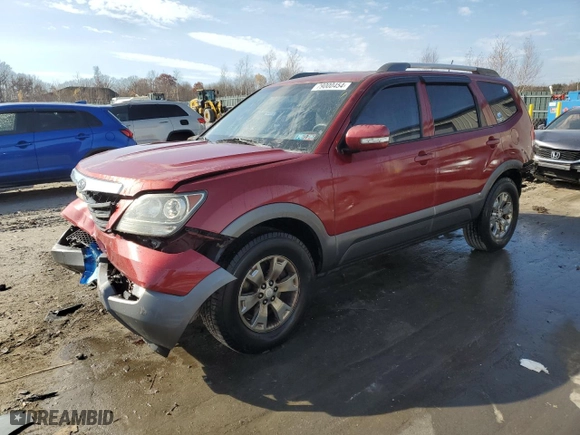 2009 Kia Borrego EX with VIN KNDJH741095038899, listed as a Copart auction lot 79000454 with 170,815 mi miles and Salvage Title. Bid and sale history available at carsss.com. Image 1.