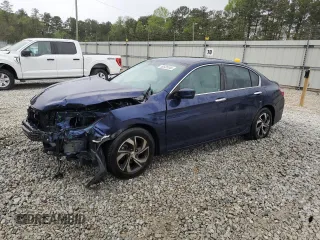 2016 Honda Accord Sedan LX with VIN 1HGCR2F36GA162950, listed as a Copart auction lot 50535345 with 45,663 mi miles and Salvage Title. Bid and sale history available at carsss.com. Image 1.
