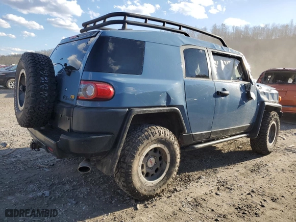 2014 Toyota FJ Cruiser with VIN JTEBU4BF7EK196077, listed as a Copart auction lot 44793235 with 0 mi miles and Salvage Title. Bid and sale history available at carsss.com. Image 3.