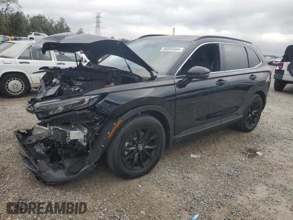 2024 Honda CR-V Sport with VIN 7FARS5H57RE008601, listed as a Copart auction lot 86955664 with Not Provided miles and Salvage Title. Bid and sale history available at DreamBid. Image 1.