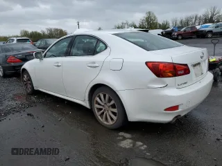 2008 Lexus IS 250 with VIN JTHCK262982027157, listed as a Copart auction lot 51836745 with 153,983 mi miles and Salvage Title. Bid and sale history available at carsss.com. Image 2.