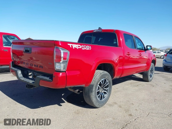 2021 Toyota Tacoma 4WD SR5 with VIN 3TMDZ5BN3MM102098, listed as a IAAI auction lot 41381650 with 30,642 mi miles. Bid and sale history available at carsss.com. Image 4.
