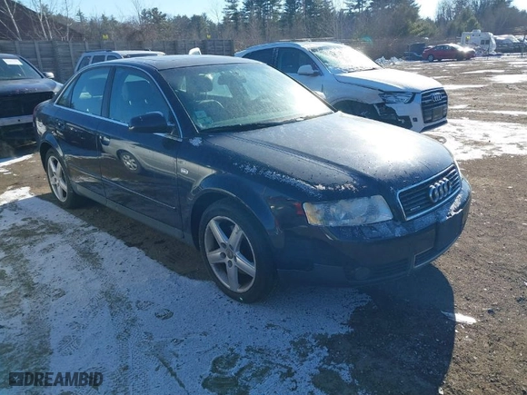 2003 Audi A4 3.0L with VIN WAULT68E63A325173, listed as a IAAI auction lot 41356221 with 172,761 mi miles. Bid and sale history available at carsss.com. Image 1.