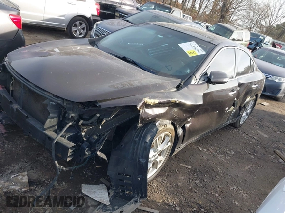 2013 Nissan Maxima SV with VIN 1N4AA5AP8DC816619, listed as a IAAI auction lot 41305096 with Not Provided miles and . Bid and sale history available at carsss.com. Image 2.