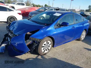 2018 Toyota Prius Two with VIN JTDKARFU2J3056932, listed as a IAAI auction lot 41637372 with 52,731 mi miles. Bid and sale history available at carsss.com. Image 17.