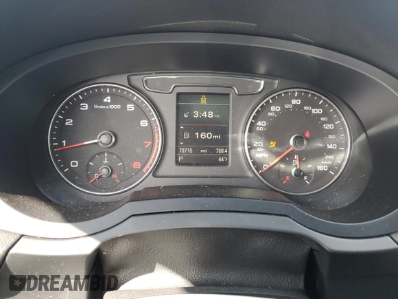 2016 Audi Q3 Premium Plus with VIN WA1EFCFS9GR013389, listed as a Copart auction lot 50826175 with 70,716 mi miles and Salvage title. Bid and sale history available at DreamBid. Image 9.