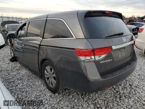 2015 Honda Odyssey EX-L with VIN 5FNRL5H66FB005444, listed as a Copart auction lot 84274804 with Not Provided miles and Salvage Title. Bid and sale history available at DreamBid. Image 2.