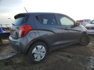2016 Chevrolet Spark LS with VIN KL8CB6SA9GC620668, listed as a Copart auction lot 45796745 with 151,290 mi miles and Salvage Title. Bid and sale history available at carsss.com. Image 3.