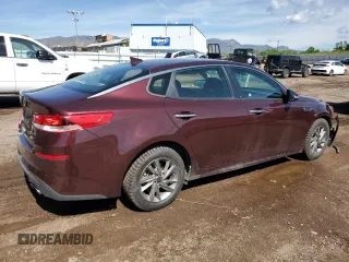 2020 Kia Optima LX with VIN 5XXGT4L39LG385080, listed as a Copart auction lot 58783875 with 117,126 mi miles and Salvage title. Bid and sale history available at DreamBid. Image 3.