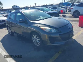 2012 Mazda Mazda3 i Touring with VIN JM1BL1L71C1529437, listed as a IAAI auction lot 41728946 with 179,907 mi miles. Bid and sale history available at carsss.com. Image 1.