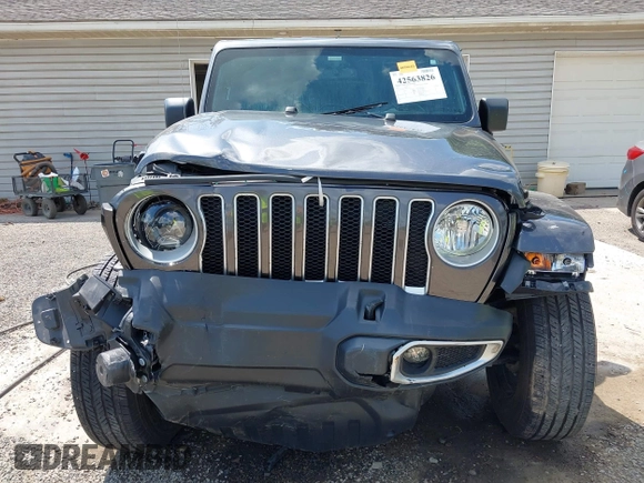 2022 Jeep Wrangler Unlimited Sahara Altitude z VIN 1C4HJXEG6NW103779, wystawiony jako IAAI lot #42563826 z przebiegiem 79 315 mil mil oraz . Historia ofert i sprzedaży dostępna na DreamBid. Obrazek 6.