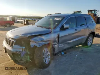 2021 Jeep Grand Cherokee Laredo E with VIN 1C4RJFAG1MC817601, listed as a Copart auction lot 56421195 with 91,292 mi miles and Salvage title. Bid and sale history available at DreamBid. Image 1.