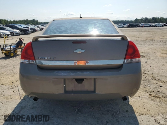 2006 Chevrolet Impala LT 3.9L with VIN 2G1WC581869227102, listed as a Copart auction lot 68889654 with 278,530 mi miles and Salvage Title. Bid and sale history available at DreamBid. Image 6.
