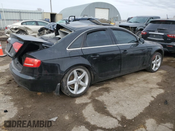 2011 Audi A4 2.0T Premium Plus with VIN WAUHFAFL1BN007258, listed as a Copart auction lot 45575335 with 125,743 mi miles and Salvage Title. Bid and sale history available at carsss.com. Image 3.
