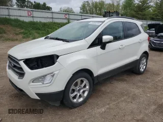 2018 Ford EcoSport SE z VIN MAJ3P1TE9JC185015, wystawiony jako Copart lot #56866255 z przebiegiem 59 639 mil mil oraz Tytuł czysty. Historia ofert i sprzedaży dostępna na DreamBid. Obrazek 1.
