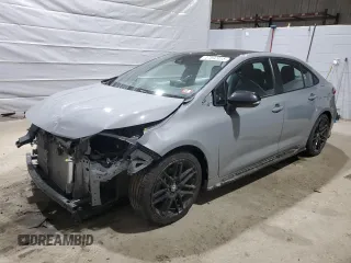 2022 Toyota Corolla SE with VIN 5YFS4MCE9NP115141, listed as a Copart auction lot 47592015 with 26,835 mi miles and Salvage Title. Bid and sale history available at DreamBid. Image 1.
