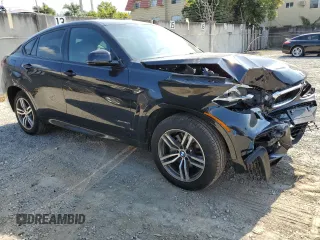 2015 BMW X6 xDrive50i with VIN 5UXKU6C50F0F94199, listed as a Copart auction lot 70680312 with 106,650 mi miles. Bid and sale history available at carsss.com. Image 4.