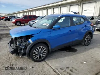 2022 Nissan Kicks SV with VIN 3N1CP5CV0NL520080, listed as a Copart auction lot 84697404 with 39,914 mi miles and Salvage Title. Bid and sale history available at carsss.com. Image 1.
