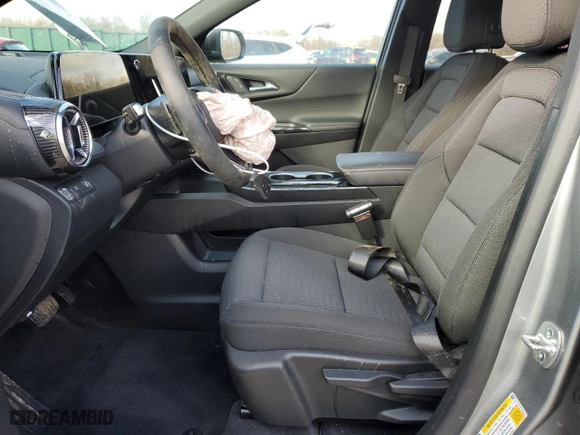 2025 Chevrolet Equinox FWD LT with VIN 3GNAXHEG3SL200386, listed as a Copart auction lot 47320345 with 3,557 mi miles and Salvage Title. Bid and sale history available at carsss.com. Image 7.