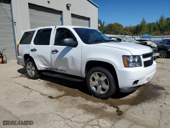 2008 Chevrolet Tahoe Police with VIN 1GNEC03048R278424, listed as a Copart auction lot 76256084 with NaN miles and Salvage Title. Bid and sale history available at carsss.com. Image 4.