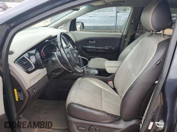 2016 Kia Sedona SX-L with VIN KNDME5C12G6118059, listed as a Copart auction lot 47723945 with 177,391 mi miles and Salvage Title. Bid and sale history available at carsss.com. Image 7.