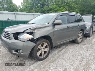 2009 Toyota Highlander Sport with VIN JTEES43A392123090, listed as a Copart auction lot 60437175 with 223,569 mi miles and Salvage title. Bid and sale history available at DreamBid. Image 1.