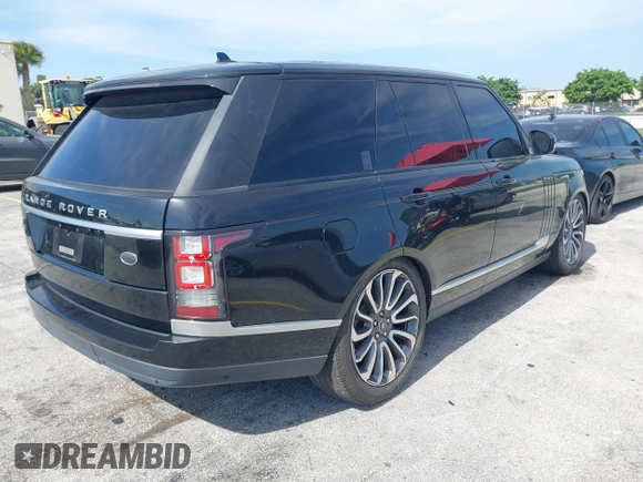 2016 Land Rover Range Rover Supercharged with VIN SALGS2EF6GA301144, listed as a IAAI auction lot 42686146 with 97,141 mi miles and . Bid and sale history available at DreamBid. Image 4.