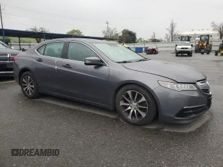 2017 Acura TLX w/Technology Pkg with VIN 19UUB1F5XHA001068, listed as a Copart auction lot 48588985 with 60,850 mi miles and Salvage Title. Bid and sale history available at carsss.com. Image 4.