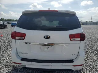 2016 Kia Sedona LX with VIN KNDMB5C14G6148625, listed as a Copart auction lot 53874675 with 168,688 mi miles and Salvage Title. Bid and sale history available at carsss.com. Image 6.