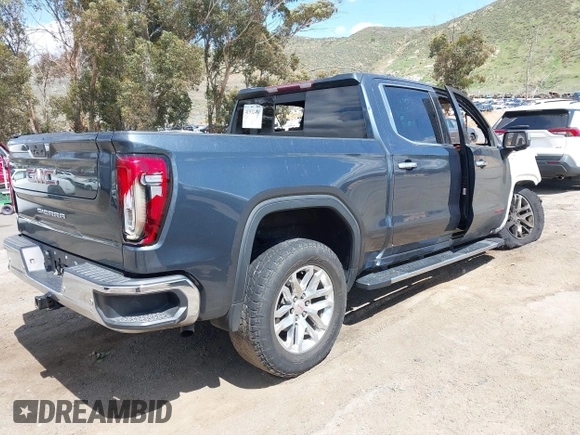 2019 GMC Sierra 1500 SLT z VIN 3GTP8DED1KG229179, wystawiony jako IAAI lot #41932481 z przebiegiem Nie podano mil oraz . Historia ofert i sprzedaży dostępna na DreamBid. Obrazek 4.