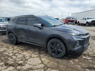 2021 Chevrolet Blazer RS with VIN 3GNKBKRS0MS544376, listed as a Copart auction lot 55801965 with 42,609 mi miles and Clean title. Bid and sale history available at DreamBid. Image 4.