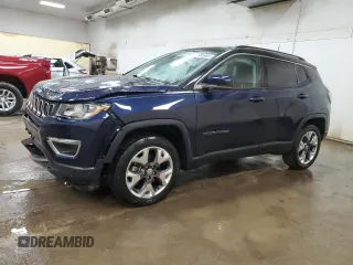 2021 Jeep Compass Limited with VIN 3C4NJDCB2MT558027, listed as a Copart auction lot 46995965 with 22,492 mi miles and Salvage title. Bid and sale history available at DreamBid. Image 1.