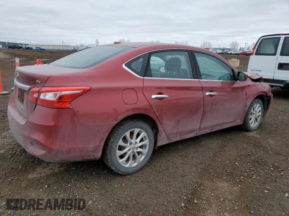 2017 Nissan Sentra SV with VIN 3N1AB7AP3HY319822, listed as a Copart auction lot 51237105 with 163,169 mi miles and Salvage Title. Bid and sale history available at DreamBid. Image 3.