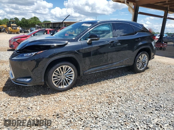 2021 Lexus RX 350 with VIN 2T2JZMAA7MC198902, listed as a Copart auction lot 59238005 with 44,127 mi miles and Salvage title. Bid and sale history available at DreamBid. Image 1.