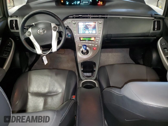 2014 Toyota Prius Four with VIN JTDKN3DU0E1743834, listed as a Copart auction lot 53026505 with 128,378 mi miles and Salvage Title. Bid and sale history available at carsss.com. Image 8.