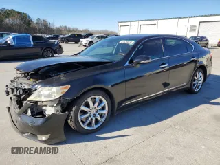 2010 Lexus LS 460 L with VIN JTHDL5EF0A5001705, listed as a Copart auction lot 87036624 with 181,412 mi miles and Salvage title. Bid and sale history available at DreamBid. Image 1.