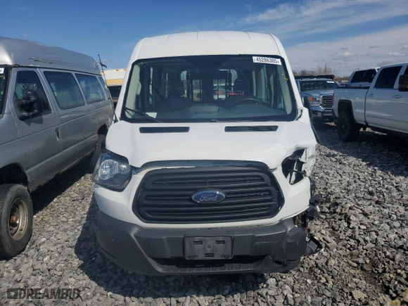 2019 Ford Transit Wagon XL with VIN 1FDZX2CM0KKB27959, listed as a Copart auction lot 45286305 with 137,367 mi miles and Salvage Title. Bid and sale history available at carsss.com. Image 5.