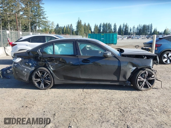 2023 BMW 3 Series 330i with VIN 3MW69FF0XP8D14763, listed as a IAAI auction lot 42067988 with 1 mi miles. Bid and sale history available at carsss.com. Image 14.