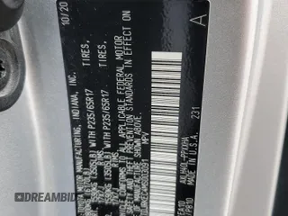 2021 Toyota Sienna XLE z VIN 5TDJRKEC4MS003091, wystawiony jako Copart lot #51657445 z przebiegiem 56 092 mil mil oraz Szkoda całkowita • Salvage title. Historia ofert i sprzedaży dostępna na DreamBid. Obrazek 14.