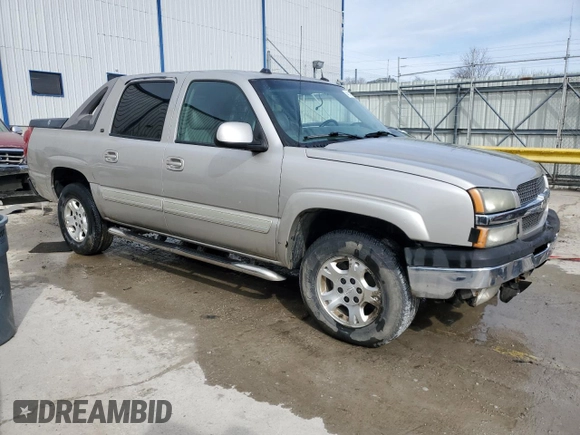 2005 Chevrolet Avalanche LS with VIN 3GNEC12Z35G156137, listed as a Copart auction lot 46142765 with 179,063 mi miles and Non Repairable. Bid and sale history available at carsss.com. Image 4.