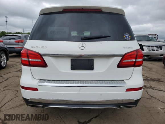 2018 Mercedes-Benz GLS 450 with VIN 4JGDF6EE3JB177571, listed as a Copart auction lot 57039835 with 171,518 mi miles and Clean title. Bid and sale history available at DreamBid. Image 6.
