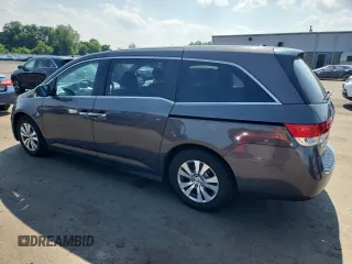 2014 Honda Odyssey EX-L with VIN 5FNRL5H63EB036388, listed as a Copart auction lot 65701425 with 117,636 mi miles and Clean title. Bid and sale history available at DreamBid. Image 2.